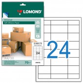 Бумага самоклеящаяся А4 50л. Lomond 24 фр. (64*33,4) Бумага самоклеящаяся А4 50л. Lomond 24 фр. (64*33,4)