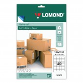 Бумага самоклеящаяся А4 50л. Lomond 40 фр.(48.5*25.4) Бумага самоклеящаяся А4 50л. Lomond 40 фр.(48.5*25.4)