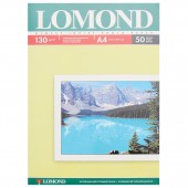 Бумага А4 для стр.принтеров Lomond 130 гр/м2, 50л.,глянцевая односторонняя