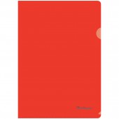 Папка-уголок А4 180мкм, Berlingo, прозрачная красная