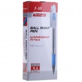 Ручка шариковая Berlingo, I-10, грип, 0,4 мм