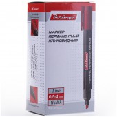 Маркер перманентный красный, скошенный, 0,5-4мм Маркер перманентный красный, скошенный, 0,5-4мм