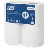 Бумага туалетная в стандартных рулонахTork Advanced(Т4)2сл,4рул/пачка, 24пач/упак, белая