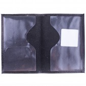 Обложка для паспорта ОfficeSpace кожа тип 1, черный