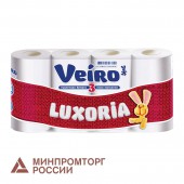 Бумага туалетная Luxoria 3сл, 8рул/упак, белая Бумага туалетная Luxoria 3сл, 8рул/упак, белая
