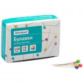 Булавка офисная, 28мм, 150 шт/уп., карт. коробка Булавка офисная, 28мм, 150 шт/уп., карт. коробка