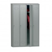 Шкаф для раздевалок LS (LE) -41, 1130*500*1830, 4 секции (упаковка 2места)