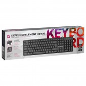 Клавиатура Defender Element HB-520 USB черный