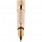 Ручка перьевая "Delucci" черная, 0,8 мм, корпус золото, подарочный футляр