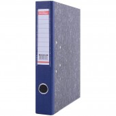 Папка-регистратор А4, 50мм Berlingo, мрамор, с карманом на корешке, нижний метал. кант, синяя