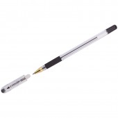 Ручка шариковая Mun Hwa, MC Gold, грип, штрих-код, 0,5 мм