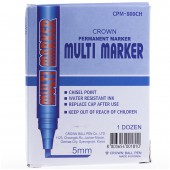 Маркер перманентный "Multi Marker" скошенный, 5 мм