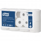 Бумага туалетная в стандартных рулонах Tork Premium(T4) 2сл, 8рул/уп, белая Бумага туалетная в стандартных рулонах Tork Premium(T4) 2сл, 8рул/уп, белая