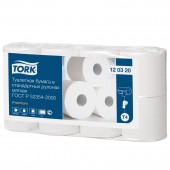 Бумага туалетная в стандартных рулонах Tork Premium(T4) 2сл, 8рул/уп, белая Бумага туалетная в стандартных рулонах Tork Premium(T4) 2сл, 8рул/уп, белая