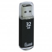 Память Smart Buy USB Flash 32GB V-Cut черный (металл.корпус)