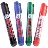 Набор перманентных маркеров "MULTI MARKER" 4цв, пулевидный, 3мм, ПВХ, европодвес Набор перманентных маркеров "MULTI MARKER" 4цв, пулевидный, 3мм, ПВХ, европодвес