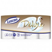 Бумага туалетная "Luscan Deluxe" 3-слойная, белая с тиснением, 8рул./уп., ст.5 Бумага туалетная "Luscan Deluxe" 3-слойная, белая с тиснением, 8рул./уп., ст.5
