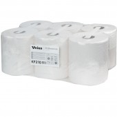 Полотенца бумажные в рулонах Veiro C1 Basic 1-слойные 6 рулонов по 200 метров