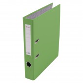 Папка-регистратор А4, 50мм Lamark PP, светло-зеленый, металл.окантовка, карман, собранная