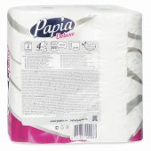 Бумага туалетная Papia Deluxe белая 4сл. 4рул/уп Бумага туалетная Papia Deluxe белая 4сл. 4рул/уп