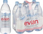 Вода минеральная Evian мин. 1л. 6 шт./уп.
