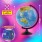 Глобус Земли физический,Классик,рельефный,320мм
