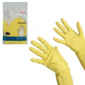 Перчатки Резиновые Vileda Professional  Контракт L, желтые, 100540