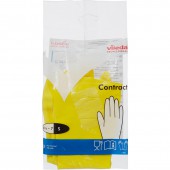 Перчатки Резиновые Контракт S, желтые, 100538 Перчатки Резиновые Контракт S, желтые, 100538