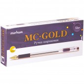 Ручка шариковая Mun Hwa, MC Gold, грип, 0,5 мм