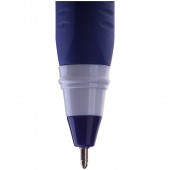 Ручка шариковая Berlingo "Triangle Snow Pro", синяя, 0,7мм, грип ст.12