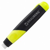 Ластик Brauberg "Blaster", в пластиковом футляре, выдвижной, в дисплее, цвета в ассортименте Ластик Brauberg "Blaster", в пластиковом футляре, выдвижной, в дисплее, цвета в ассортименте