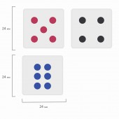 Ластик Brauberg "Game", в форме игральной кости, 24*24*24мм, белый, пакет Ластик Brauberg "Game", в форме игральной кости, 24*24*24мм, белый, пакет