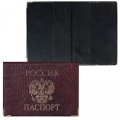 Обложка "Паспорт России", ПВХ, под кожу