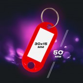 Брелоки для ключей Brauberg, комплект 12шт., длина 50мм, инфо-окно 30*15мм Брелоки для ключей Brauberg, комплект 12шт., длина 50мм, инфо-окно 30*15мм