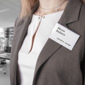 Бейдж Brauberg, Компл 50 шт, 90х57 мм горизонтальные, жесткие, с клипсой и булавкой Бейдж Brauberg, Компл 50 шт, 90х57 мм горизонтальные, жесткие, с клипсой и булавкой