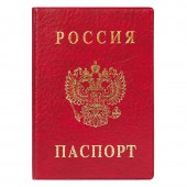 Обложка "Паспорт России" вертикальная, ПВХ, ДПС Обложка "Паспорт России" вертикальная, ПВХ, ДПС