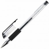 Ручка гелевая Brauberg Number One, прозр. корп, 0,5 мм, рез. держ.
