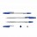 Ручка шариковая Erich Krause "R-301", корпус прозрачный, толщ. письма 1мм, 22029, синяя