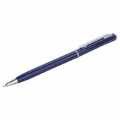 Ручка шариковая Brauberg Delicate, серебр. детали, синяя