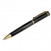 Ручка шариковая Brauberg Perfect, золотые детали, синяя