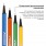 Линер Brauberg, Набор 12 шт., "Aero", супертонкий метал. наконечник 0,4мм, трехгран. корпус Линер Brauberg, Набор 12 шт., "Aero", супертонкий метал. наконечник 0,4мм, трехгран. корпус