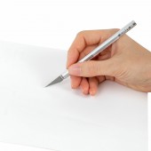 Ручка роллер Brauberg "Control", корпус серебристый, толщ.письма 0,5мм, синяя