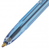 Ручка шариковая Brauberg SBP013 (типа Corvina), корп. тонированный синий,толщ.письма 1мм,син