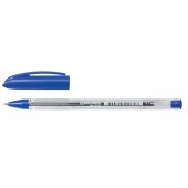 Ручка шариковая масляная Brauberg "Rite-oil", корпус прозрачный, толщина письма 0,7 мм, син