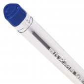 Ручка шариковая Brauberg, трехгранная, корпус прозрачный, 0,7мм, Россия, синяя