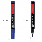 Маркер перманентный (нестираемый) Brauberg, Наб 4шт., "Contract",без клипа,круг.3мм,(чер,син,крас,зел) Маркер перманентный (нестираемый) Brauberg, Наб 4шт., "Contract",без клипа,круг.3мм,(чер,син,крас,зел)