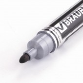 Маркер перманентный (нестираемый) Brauberg "Neo", утолщенный круглый наконечник 5мм, черный Маркер перманентный (нестираемый) Brauberg "Neo", утолщенный круглый наконечник 5мм, черный