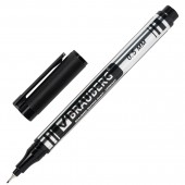 Маркер перманентный нестираемый Brauberg "Jet", супертонкий метал. након., 0,5 мм Маркер перманентный нестираемый Brauberg "Jet", супертонкий метал. након., 0,5 мм