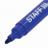 Маркер перманентный нестираемый Staff, эконом, круглый након., 2,5 мм Маркер перманентный нестираемый Staff, эконом, круглый након., 2,5 мм