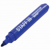 Маркер перманентный нестираемый Staff, эконом, круглый након., 2,5 мм Маркер перманентный нестираемый Staff, эконом, круглый након., 2,5 мм